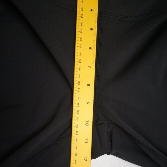 Prana Ladies Size Large Plain Black Ankle Length Exercise Leggings - Picture 5 of 6